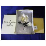 Franklin Mint White Rose (no paperwork)