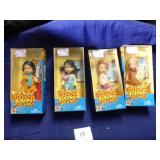 Fred, Betty, Wilma & Barney Flintstones Dolls...