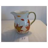 Large Longaberger Pottery Pitcher