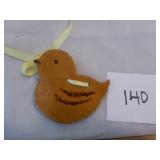 Foltz Pottery Redware Chick Ornament