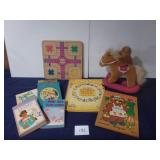 Gameboard, Childï¿½s Puzzle, Books, Stuffed Bear...