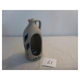 Blue Decorated Open Jug Candle Holder -...