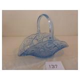 Blue Glass Basket