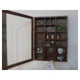 Printerï¿½s Wall Display Box with Miniatures,...