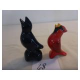 2 Pie Birds - Songbird & Cardinal