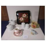 Cream, Sugar, Salt & Pepper, Small Pitchers &...