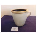 Stoneware Crock with Handle (hair line)