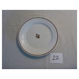 Tea Leaf Patten Ironstone Dinner Plate -...