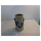 Blue Decorated Eldreth Stoneware Crock