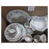 Set of Farberware Stoneware Dishes for 8 +/-