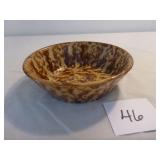 Brown Spatterware Dish