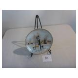 P Buckley Moss Family Outing Plate with Holder