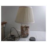 Jar Lamp with Wooden Spools