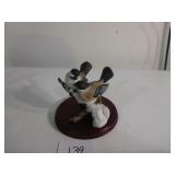 Chickadees Masterpiece Porcelain by Homeco 1991