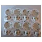 8 American Rose Society Collector Cups & Saucers