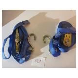 2 Tie Down Ratchet Straps