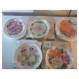 4 American Rose Society Collector Plates 1987,...