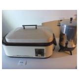 Nesco Electric Roaster (older) & Coffee Percolator