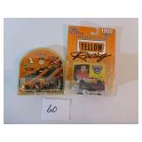 2 Yellow Racing Cars