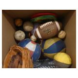 Sport Balls, Baseball Glove, Frisbees
