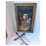 Native American Painting on Canvas & Wall Art