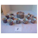 Set of 10 Espresso Mugs (La S Marco)