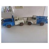 2 Hubley Trucks (well worn)