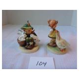 Playmates & Goose Girl Hummels