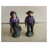 Cast Iron Amish Couple
