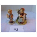 Girl with Nosegay & Good Friends Hummel