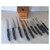 Cutco Set of Knives with Block (10 pieces + block)