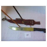 El Salvador Knife in Sheath, Spear