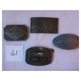 4 Belt Buckles