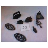 Small Sadirons & Trivets