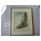 Charleston Framed Print Signed W.M. Zobel &...
