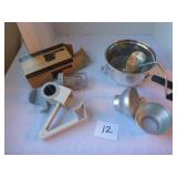 Pampered Chef Deluxe Cheese Grater, Food Mill,...