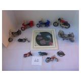 Harley Davidson Motorcycle Toys, Lighter & Picture