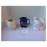 3 Whisky Mug Pitchers