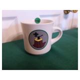 Boy Scout Mug with Hatchet in Tree Stump
