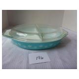Pyrex Divided Casserole Dish with Lid