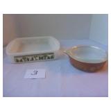 Baking Dish, Pyrex Round Casserole Dish with Lid