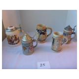 5 Beer Steins