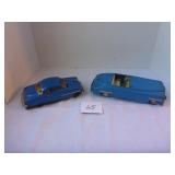 2 Old Windup Cars (1 made in US Zone Germany)