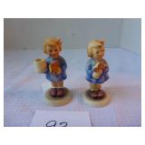 Girls with Nosegay Hummels (1 slight damage at...