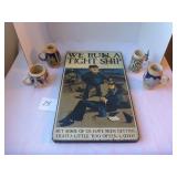 ï¿½We Run A Tight Shipï¿½ Wall Hanging & 4 Small...