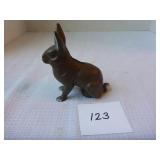 Cast Iron Rabbit Bank