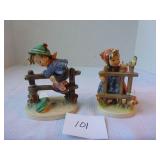 Sign of Spring & Retreat to Safety Hummels