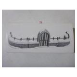 Churchyard Gate and Fence Set of 3 #58068