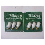 Village Replacement Bulbs 6 Pieces Total #99244