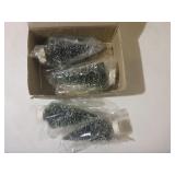 Village Frosted Topiary Trees Set of 4 #52019